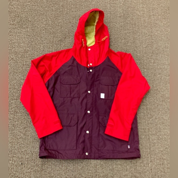 Men's XL Topo Designs Waterproof Colorblock Hooded Mountain Parka - Picture 2 of 12